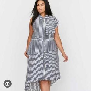 Rachel Roy Asymmetrical Shirt Dress
